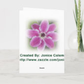 Bison Buffalo Animal Nous Déménageons Carte (Dos)