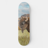 Bison Buffalo Art Skateboard (Voorkant)