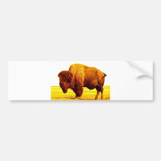 Bison/Buffalo Bumpersticker (Voorkant)