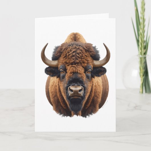 Bison / Buffalo Kaart (Voorkant)