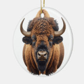 Bison / Buffalo Keramisch Ornament (Links)