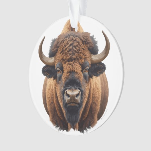 Bison / Buffalo Ornament (voorkant)