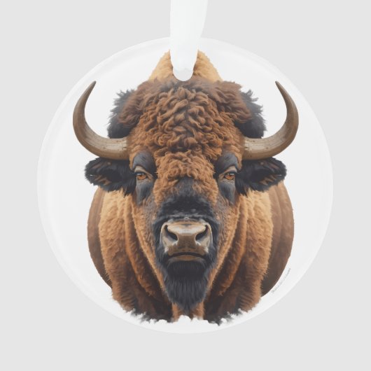 Bison / Buffalo Ornament (voorkant)