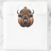 Bison / Buffalo Ronde Sticker (Tas)
