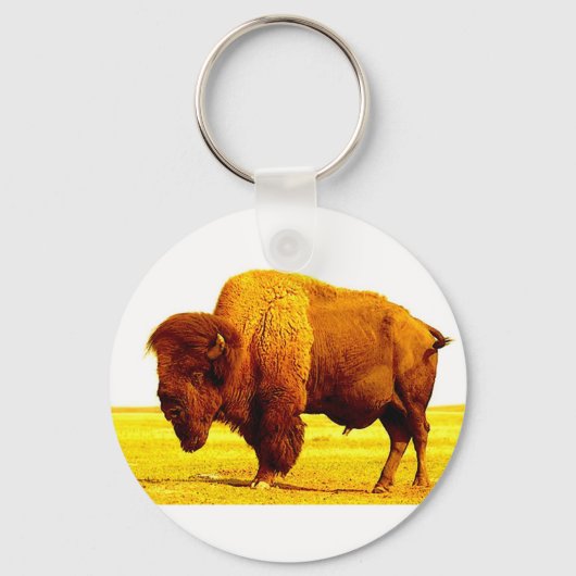 Bison/Buffalo Sleutelhanger (Voorkant)