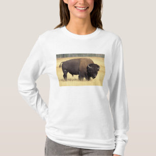 Bison Bull beroemd gemaakt door Yellowstone Nation T-shirt
