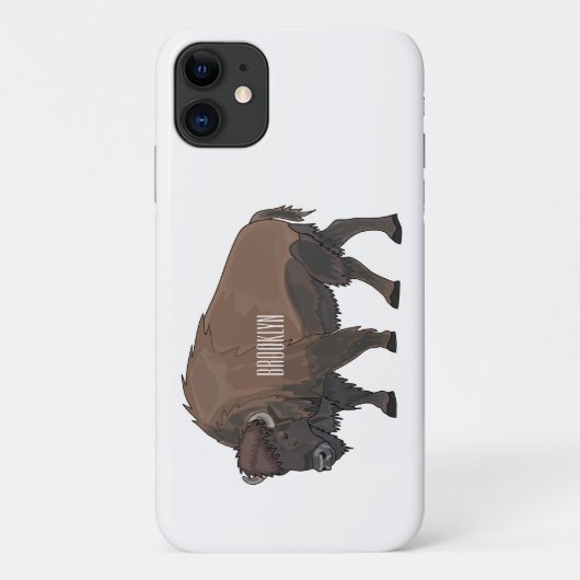 Bison cartoon afbeelding Case-Mate iPhone case (Achterkant)