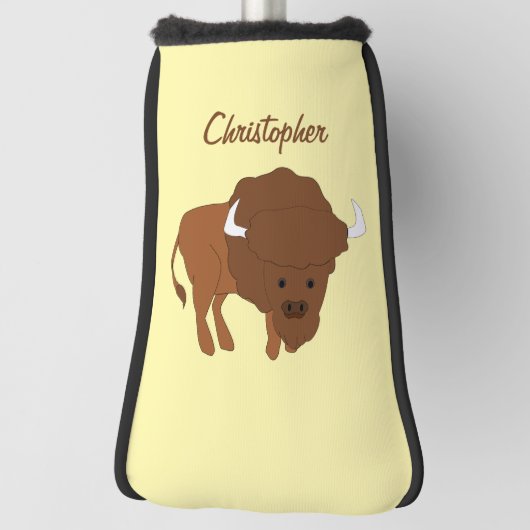 Bison Design Golfheadcover (Draai 90)