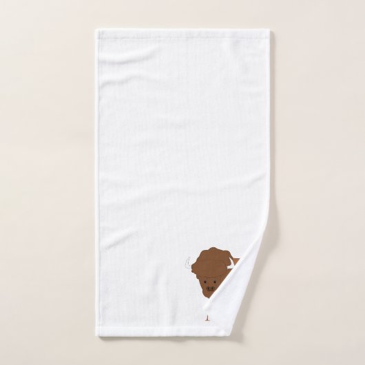 Bison Design Monogrammed (Serviette à main)