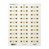 Bison Design Retouradres Etiket (Full Sheet)