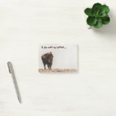 Bison die zijn tong uit tikt - Humor - grappig Post-it® Notes (Kantoor)