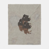 Bison Fleece Deken (Voorkant)
