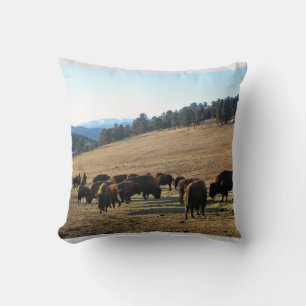 Bison in Colorado Kussen