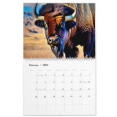 Bison Majestic - Calendrier 2024 : Un voyage à tra (Feb 2026)