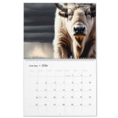 Bison Majestic - Calendrier 2024 : Un voyage à tra (Jan 2026)