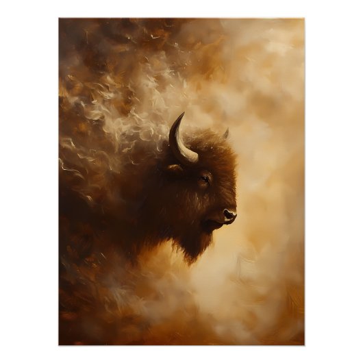 Bison Majestic, Poster de Buffalo (Devant)