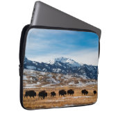 Bison-migratie Laptop Sleeve (Voorkant Rechts)