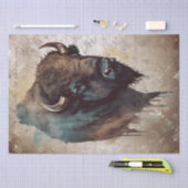 Bison Native American Buffalo Tissuepapier (Craft)
