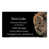 Bison Noir Classique, Carte de visite Buffalo (devant)