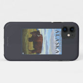 Bison Scene - Delta Junction, Alaska Case-Mate iPhone Case (Achterkant (horizontaal))