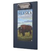 Bison Scene - Delta Junction, Alaska Klembord (Links)