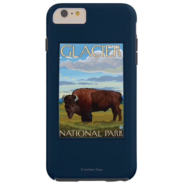 Bison Scene - Glacier National Park, MT Case-Mate iPhone Case (Achterkant)