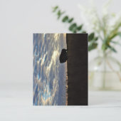 Bison Silhouette Briefkaart (Staand voorkant)