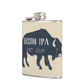 Bison Silhouette  Heupfles (Links)