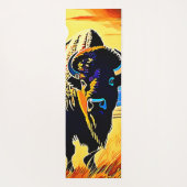 Bison Sunset Majesty Design Yogamat (Achterkant)