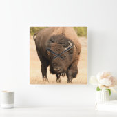 Bison Vierkante Klok (Huis)