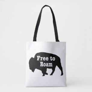 Bison vrij om te roamen draagtas