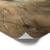 Bison Woodland Animal Art Imprimer Poster (Coin)