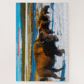 Bison Yellowstone Wyoming. Puzzle (Vertical)