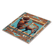 Bison Zuidwest-Buffalo Decoratief Tegeltje (Zijkant)
