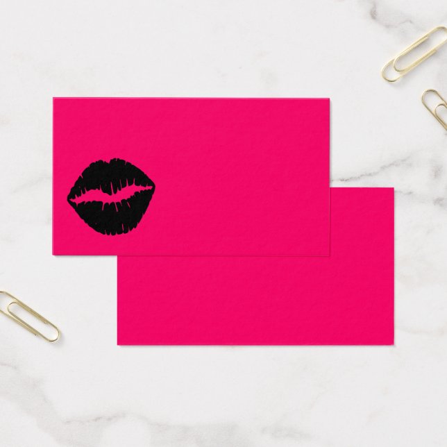 Bisou rose et noir (Bureau)