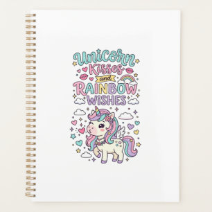 Bisous de licorne et doux vœux arc-en-ciel Raisin
