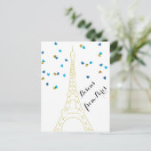 Bisous de Paris Carte postale (Debout devant)