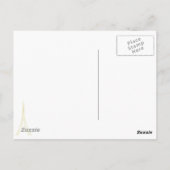 Bisous de Paris Carte postale (Dos)