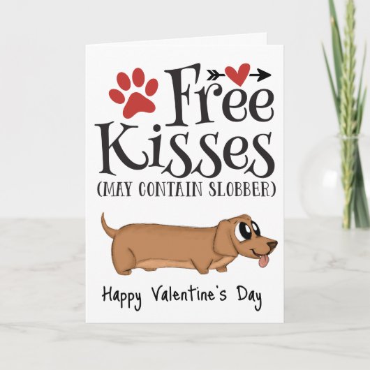 Bisous gratuits... et carte de la Saint-Valentin b (Devant)