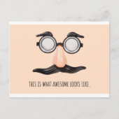 Bisque Bril Grappige Briefkaart (Voorkant)