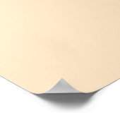 Bisque (effen kleur) poster (Hoek)