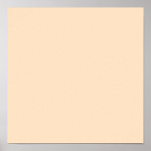 Bisque  (effen kleur)  poster