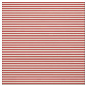 Bisque & Red Striped/Lined Pattern Stof (Swatch)