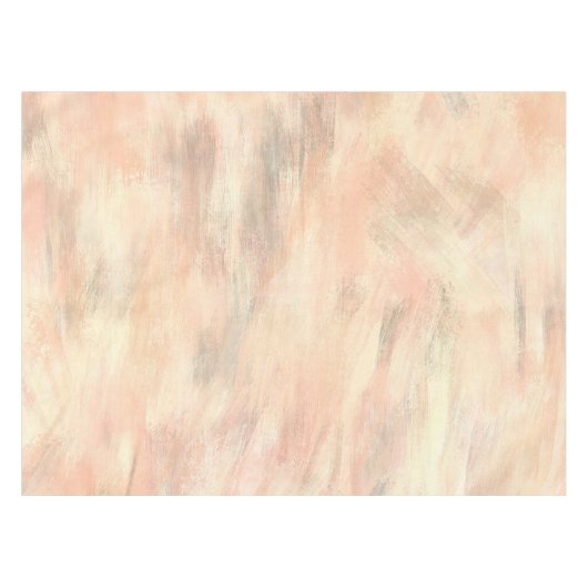 Bisque zalm grijze look tafelkleed (Voorkant (Horizontaal))