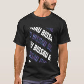 Bissau Camo Pattern Paarse Camouflage T-shirt (Voorkant)