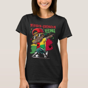 Bissau-Guinese koning Dabbing Guinee-Bissau Vlag P T-shirt