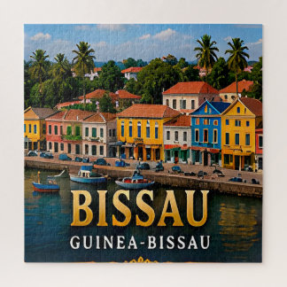 Bissau Kleurrijke Haven en Eiland Erfgoed Legpuzzel