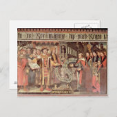 Bisschop Robert Sherburne met Henry VIII Briefkaart (Voorkant / Achterkant)