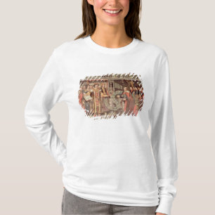 Bisschop Robert Sherburne met Henry VIII T-shirt
