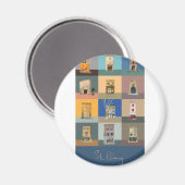 BISSCHOPPEN VAN ST REMY DE PROVENCE MAGNEET (Voorkant / Achterkant)